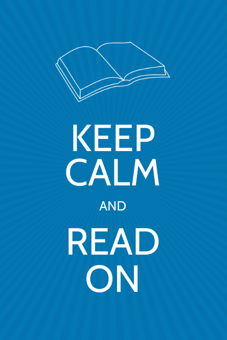 Keep Calm And Read On Wallpaper