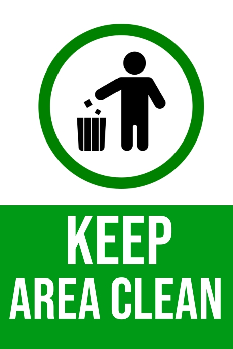 Copy of KEEP CLEAN | PosterMyWall