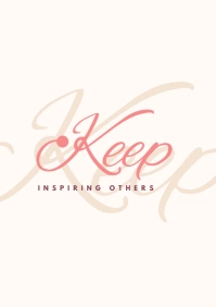 Keep Inspiring Others Template A1