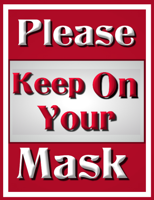 Keep Mask Keep on Mask Template | PosterMyWall