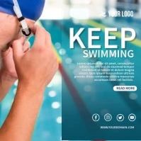 Keep Swimming Message Instagram template