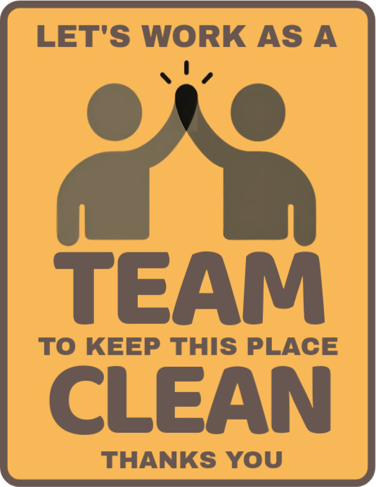 Keep the environment clean design template Flyer (US Letter)