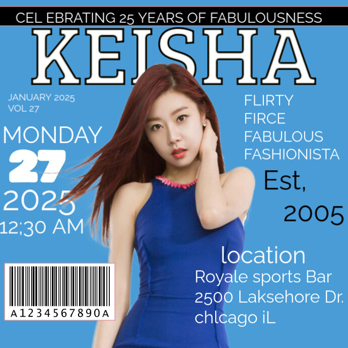 KEISHA Template | PosterMyWall