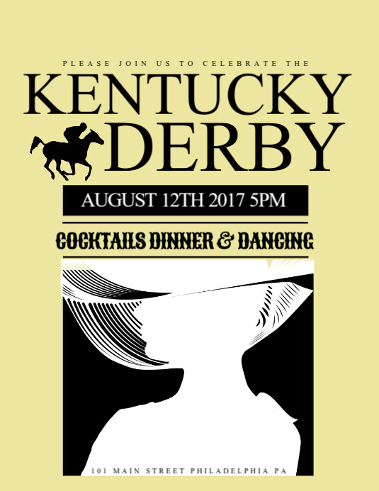 Kentucky Derby Template PosterMyWall