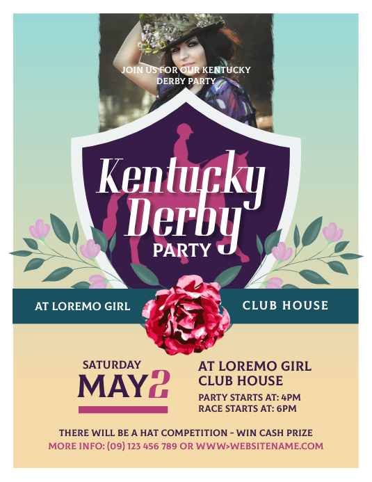 Kentucky Derby Party Flyer Template PosterMyWall
