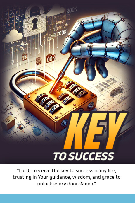 Success Key Design Key to success Template | PosterMyWall