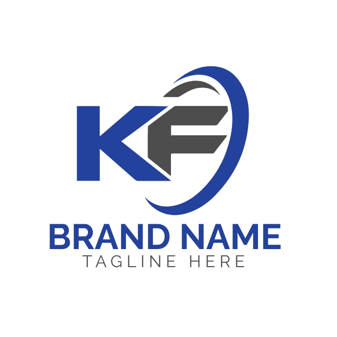 KF logo design| Company logo Template | PosterMyWall
