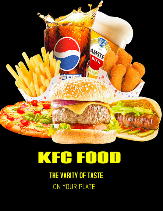 KFC FOOD Template | PosterMyWall