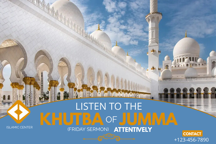 Juma Design KHUTBA JUMA Template | PosterMyWall