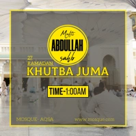 khutba juma Instagram Post template