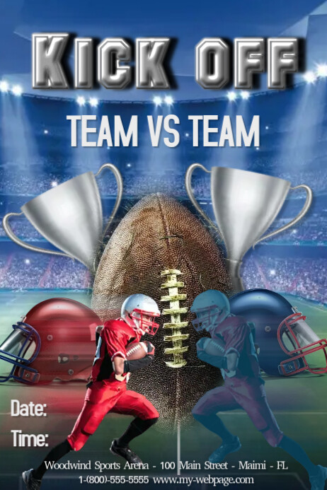Kick Off Template | PosterMyWall