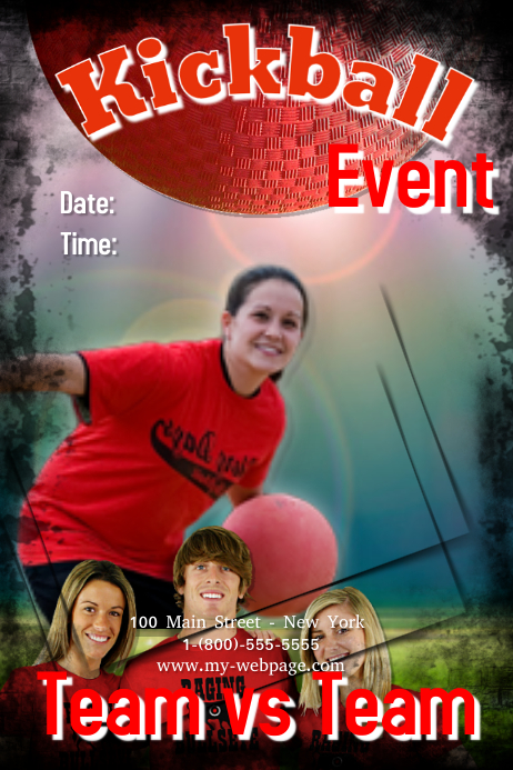 Kickball Template PosterMyWall