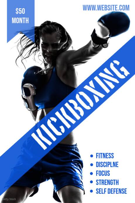 Kickboxing Template | PosterMyWall