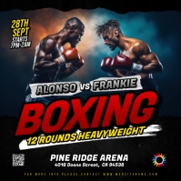 Boxing Instagram Post Template | PosterMyWall