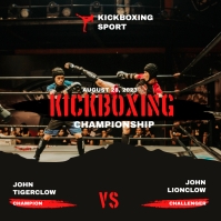 Kickboxing Paper Kickboxing Template | PosterMyWall