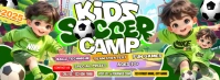Kickstart the Fun – Join Kids Soccer Camp Facebook-Cover template