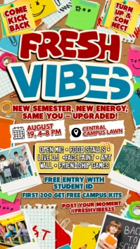 Kickstart the Semester with Fun Instagram Story template