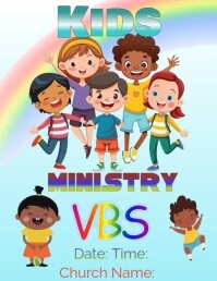 Kid's Ministry Flyer template