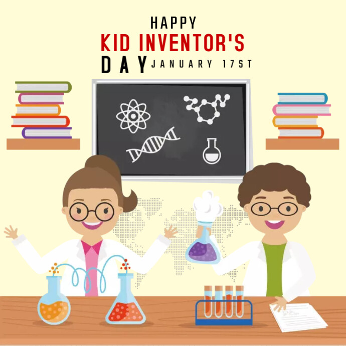 kid inventor's day Template | PosterMyWall
