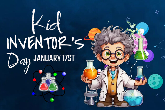 Kid Inventor Day Banner Template | PosterMyWall