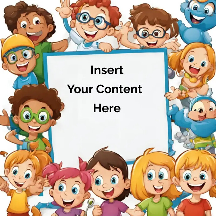 Plantilla de Kiddie Design Background Template | PosterMyWall