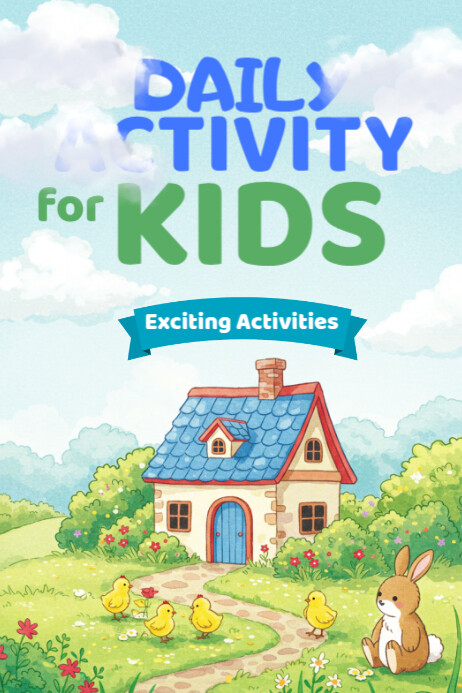 Activity Cover Kids Activity Cover Book Template | PosterMyWall