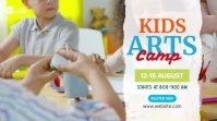 Kids Art Camp Ad Template Twitter Post