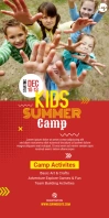 Kids Art Camp Banner 易拉宝 3' × 6' template
