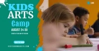 Kids Art Camp Facebook Event cover template