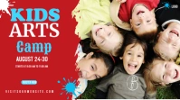 Kids Art Camp Twitter Post design template