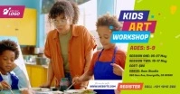 Kids Art Workshop Ad Template Facebook Shared Image