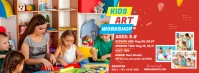 Kids Art Workshop Facebook-Cover template