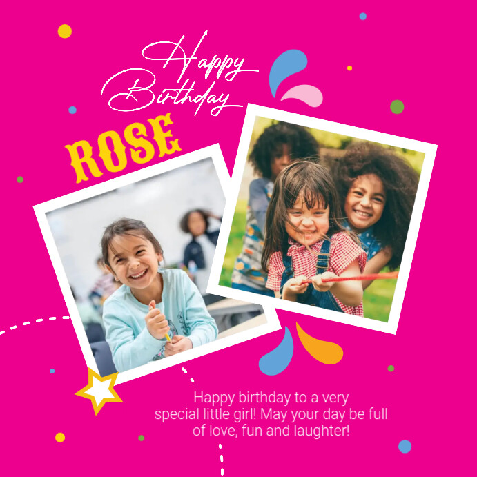 Copy of Kids Birthday Template | PosterMyWall