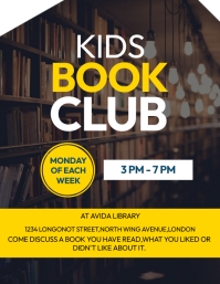 Reading Program Event Flyer Example Book Reading Event Flyer Template | PosterMyWall