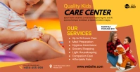 Kids Care Center Ad Couverture d'événement Facebook template