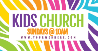 kids church Facebook Shared Image template