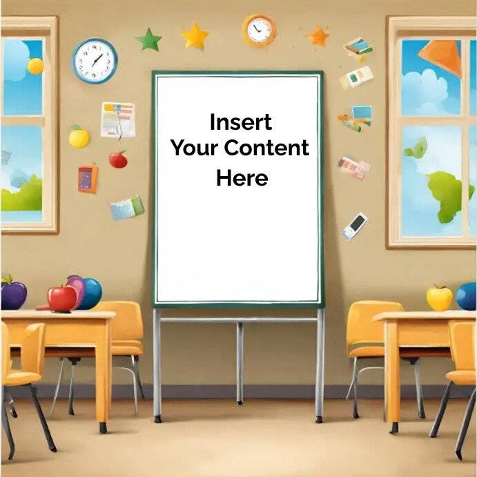 Class Poster Example Kids Classroom Poster Template | PosterMyWall