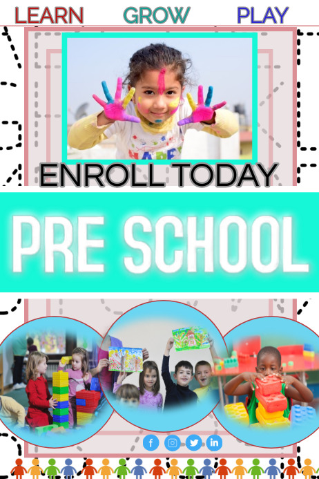 kids Club After school Club Poster Affiche template