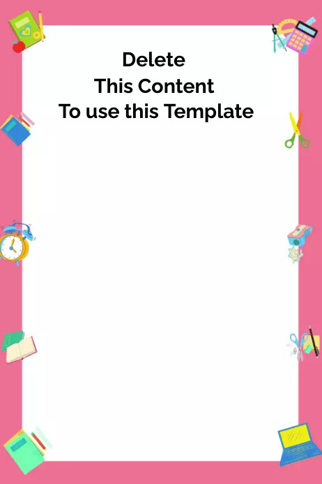 Kids Designs Background Template PosterMyWall