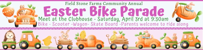 Kids Easter Bike Parade 2x8 foot Banner Template PosterMyWall Kids Easter Bike Parade 2x8 foot Banner Template PosterMyWall