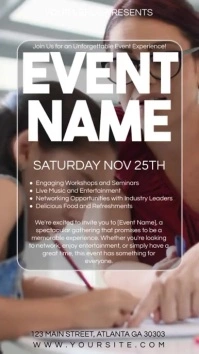 kids event tutoring flyer TikTok Video flyer template