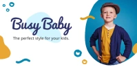 Kids Fashion Clothing Line Facebook Shop Cove template