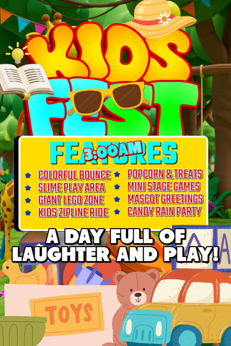 Kids Fest Template | PosterMyWall