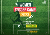 Kids Football Training Template Postcard