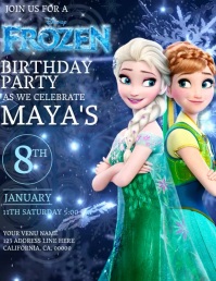 210 Frozen Birthday Invitation Customizable Design Templates Postermywall 210 Frozen Birthday Invitation Customizable Design Templates Postermywall