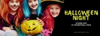 kids Halloween Party Facebook Cover template