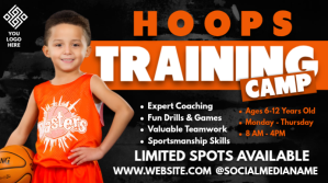 Sort Basketball Training Camp YouTube-miniature Template