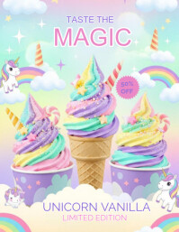 Kids ice cream sale Flyer (US Letter) template