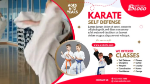 Kids Karate Class Ad Template Pos Twitter