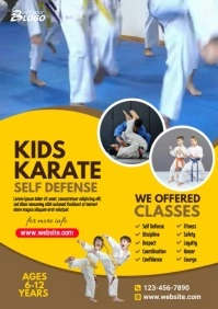 Kids Karate Class Video Template A4